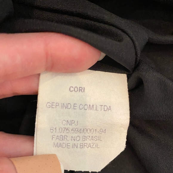 Cori 100% Silk Skirt Black with Bright Woven Silk Strips W Ruffle - Picture 16 of 16